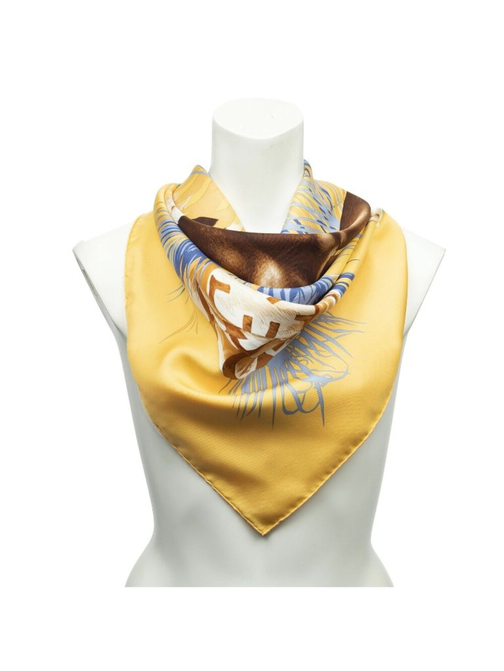 Hermes Scarf Yellow